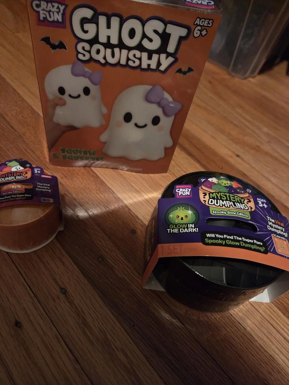 Ghost Squishy, Spooky Mystery Dumpling & 1 Mini Ghost Dumpling-RMS (Five Below)